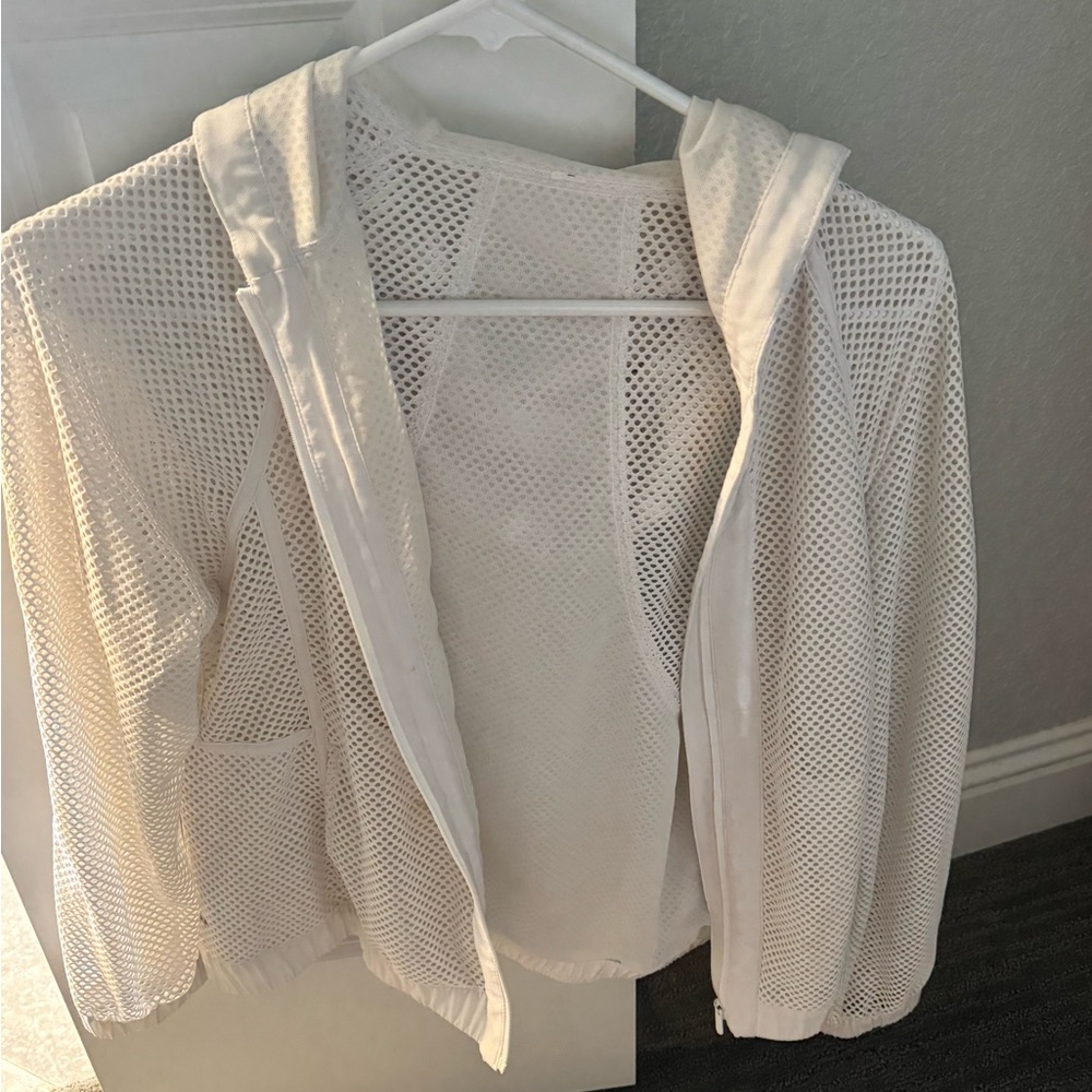 lululemon athletica White Mesh Jacket